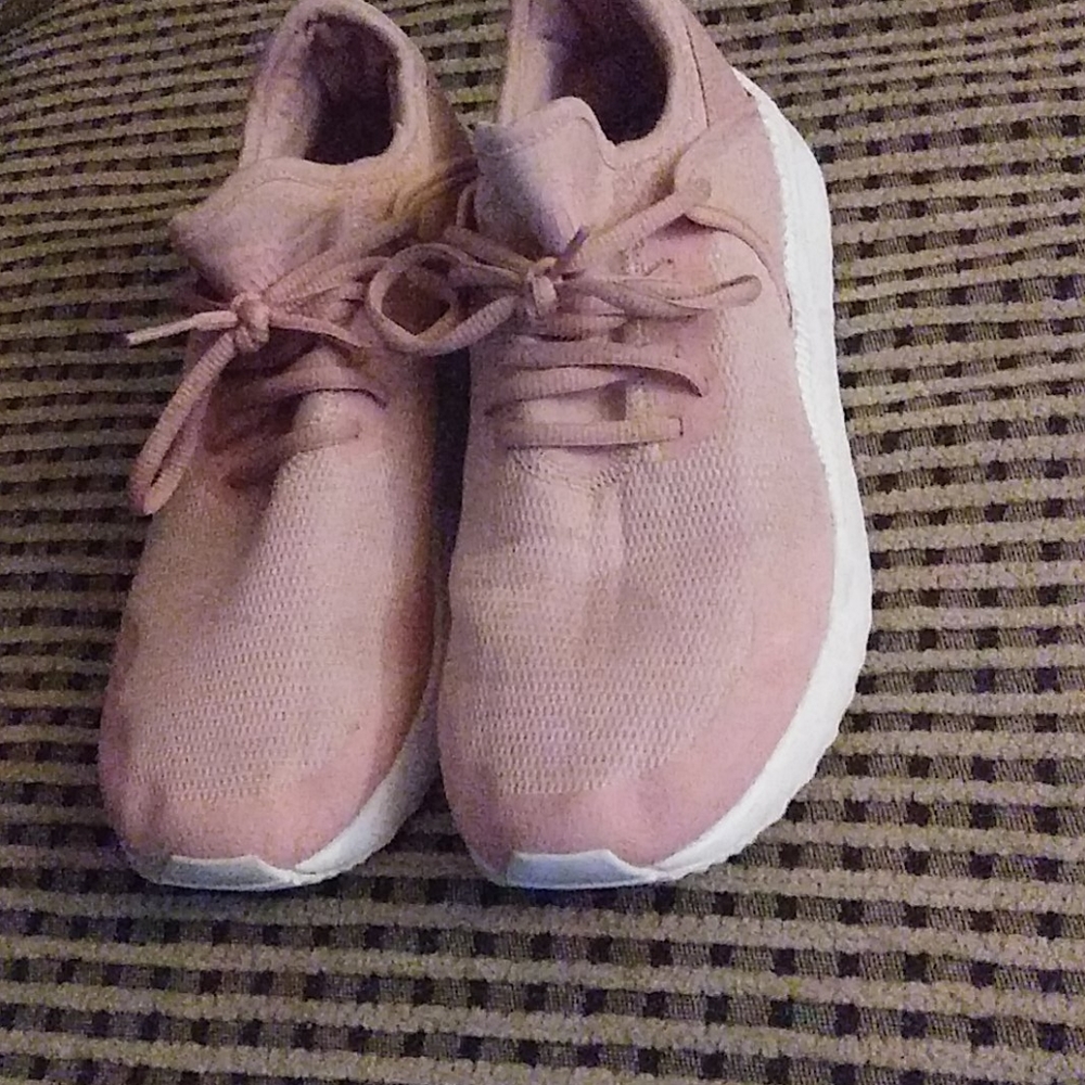 Light pink puma shoes